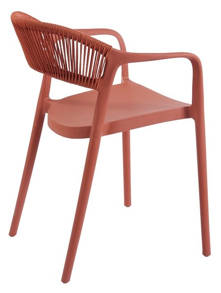 Καρέκλα Ankara Τερακότα 54x55.5x77 cm