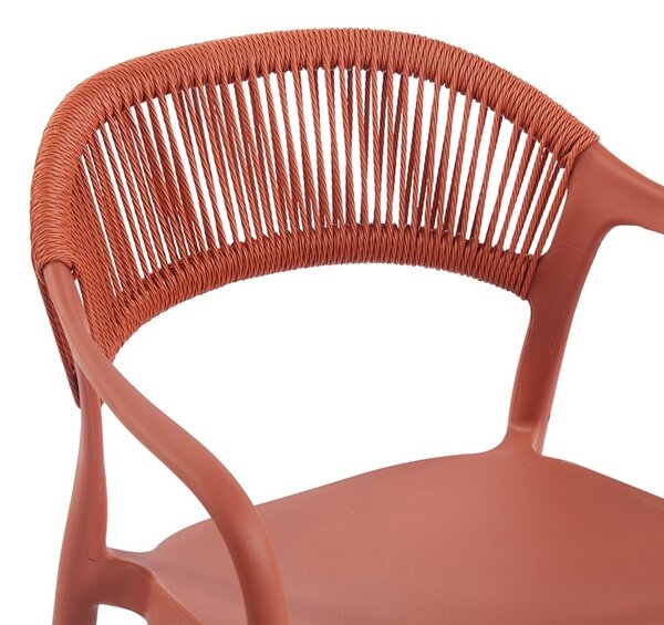 Καρέκλα Ankara Τερακότα 54x55.5x77 cm