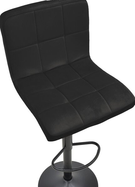 Σκαμπό μπαρ ajustabil Remina Μαύρο 44x44x112 cm