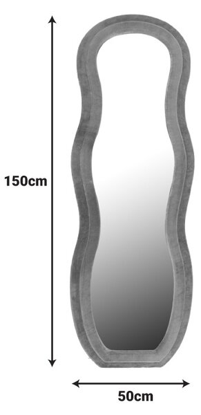 Καθρέφτης Glinde Γκρι 50x3.3x150 cm