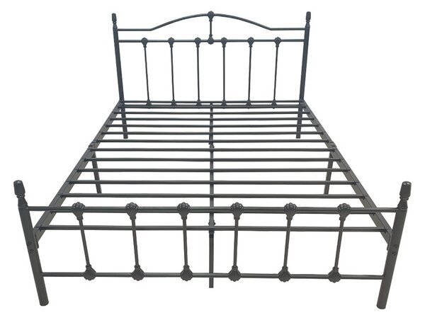 Κρεβάτι Wotso Μαύρο 150x200x100 cm