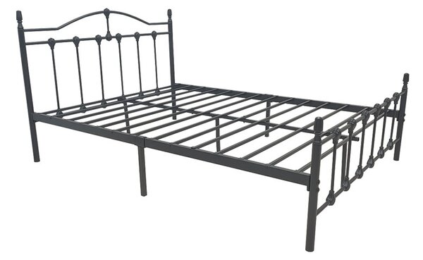 Κρεβάτι Wotso Μαύρο 150x200x100 cm
