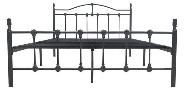 Κρεβάτι Wotso Μαύρο 150x200x100 cm
