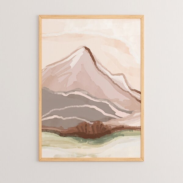 Πίνακας Mons Πολύχρωμος 33x1.5x48 cm