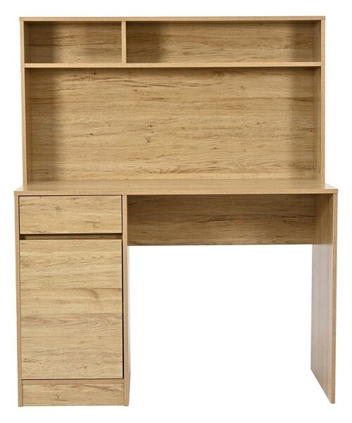 Γραφείο με ράφι Secreta, Pako World, Καρυδί, 110x50x135 cm