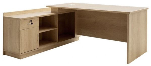 Γραφείο Amazon Right Sonoma 180x160x76 cm