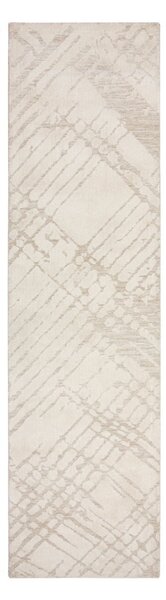 Χαλί διάδρομος Remy κυκλικό Knit Κρεμ 80x300 cm, Flair Rugs