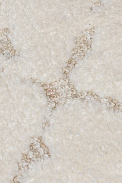 Χαλί διάδρομος Remy κυκλικό Knit Κρεμ 80x300 cm, Flair Rugs