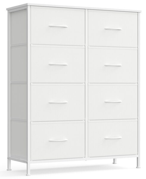 Συρταριέρα με συρτάρια Songmics Λευκό 76.7x30x95.2 cm