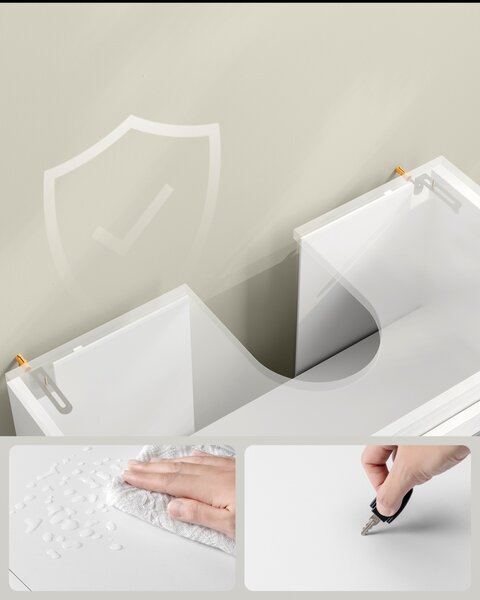 Έπιπλο νιπτήρα V1 Vasagle Λευκό 60x30x60 cm