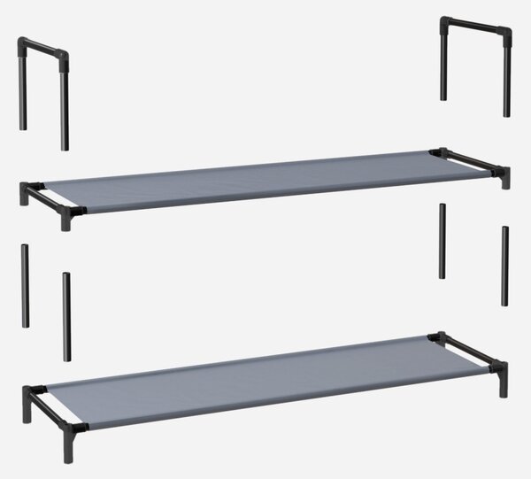 Αρθρωτή παπουτσοθήκη Songmics Γκρι 45x28x173 cm
