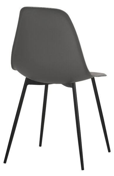 Καρέκλα Ballen σκούρο γκρι 41.5x53x84.5 cm