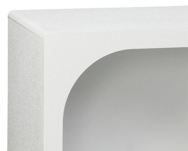Κονσόλα Emersi με ράφια Λευκό 164x34x76 cm