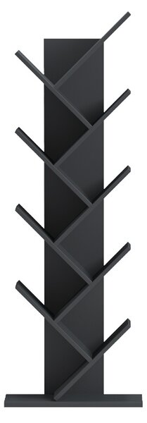 Βιβλιοθήκη Fyllo, Ανθρακί, 50x25x141.5 cm