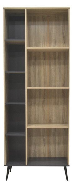 Βιβλιοθήκη Boho Zezan, Sonoma, 76.5x30x200.5 cm