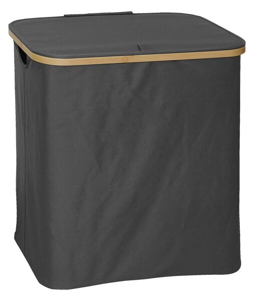 Καλάθι απλύτων, Lodge, Γκρι, 54x33x60 cm
