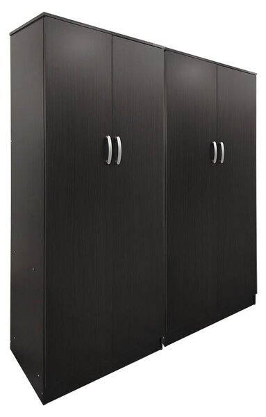 Ντουλάπα με 4 Πόρτες, Athos I, V1, Wenge, 160x42x180 cm