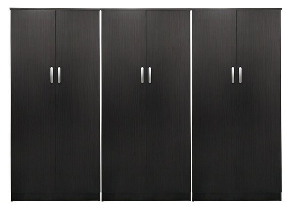 Ντουλάπα με 6 Πόρτες, Athos, V2, Wenge, 240x42x180 cm