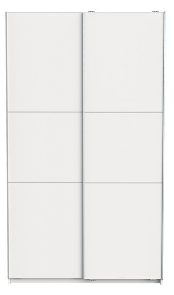 Ντουλάπα με Συρόμενες Πόρτες, Kawen, Λευκό, 116.5x60x203 cm