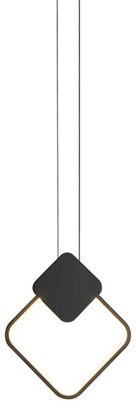 Φωτιστικό οροφής LED, Teebo, Μαύρο, 23.5x20x29.5 cm