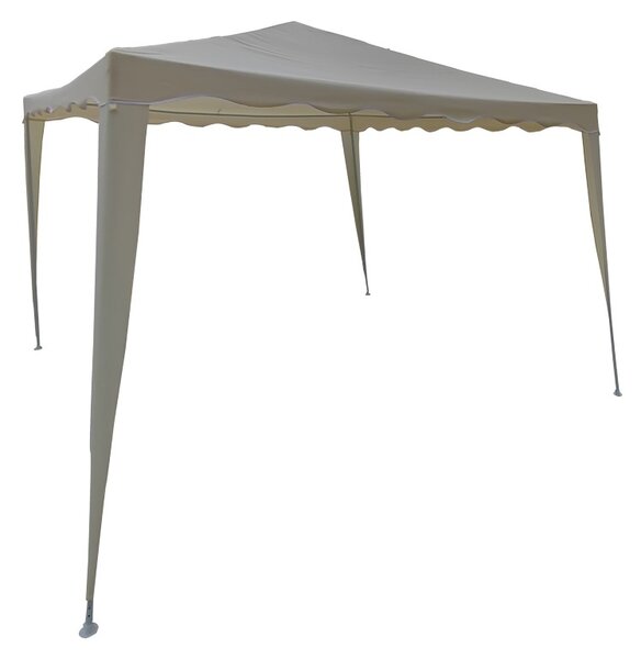 Κιόσκι κήπου, Gazebo, Μπεζ, 300x300x250 cm