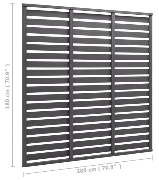 VidaXL Πάνελ Περίφραξης Γκρι 180 x 180 εκ. από WPC
