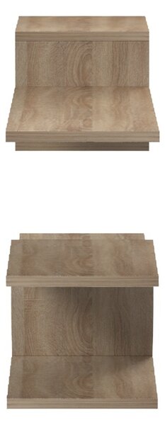 Ράφι τοίχου, Galler, Δρυς, 79x19.5x18 cm