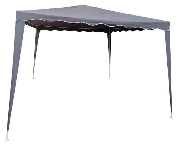 Κιόσκι κήπου, Gazebo, Σκούρο Γκρι, 300x300x250 cm