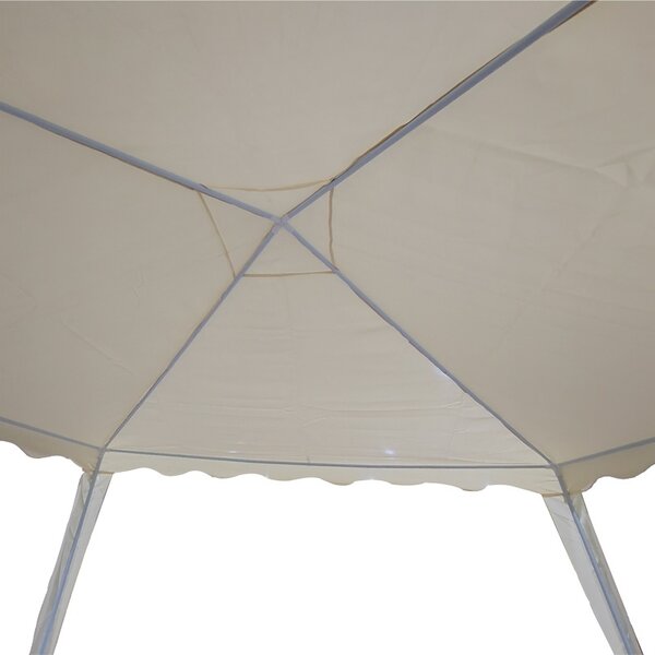 Κιόσκι κήπου, Gazebo, Μπεζ, 300x300x250 cm