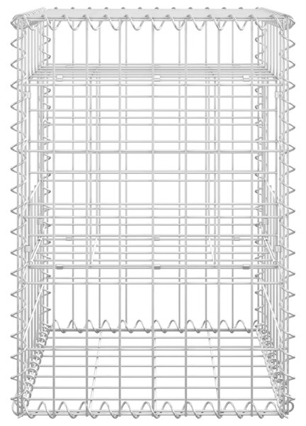 VidaXL Συρματοκιβώτια Στύλοι 2 τεμ. 40 x 40 x 60 εκ. Σιδερένιοι