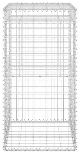 VidaXL Συρματοκιβώτιο Στύλος 50 x 50 x 100 εκ. Σιδερένιο