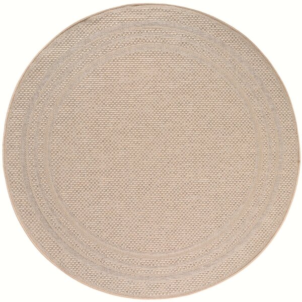 Στρογγυλό Χαλί Desert V4 Μπεζ 120x120 cm
