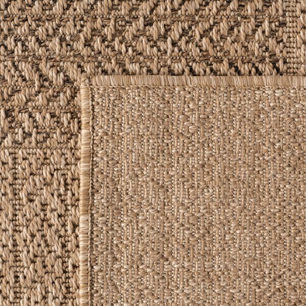 Στρογγυλό Χαλί Timber V5 Μπεζ 120x120 cm