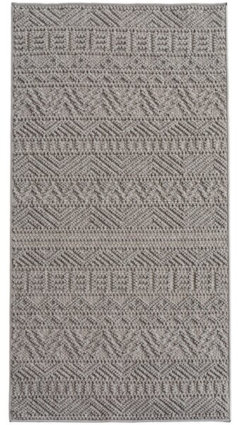Χαλί Διαδρόμου Helix etno V3 Ασημί 80x150 cm