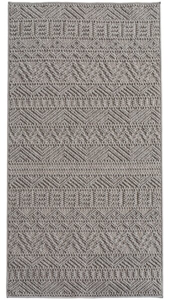 Χαλί Διαδρόμου Helix etno V3 Ασημί 80x150 cm