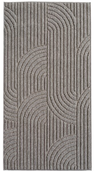 Χαλί Διαδρόμου Helix V2 Ασημί 80x150 cm