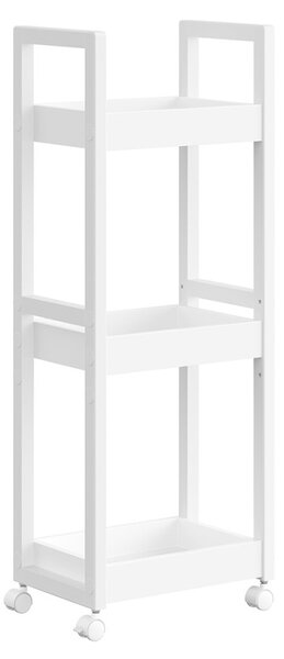 Ραφιέρα μπάνιου Songmics Λευκό 30x20x80 cm