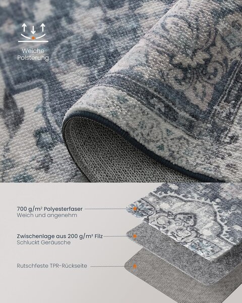 Χαλί Songmics Γκρι 230x160 cm