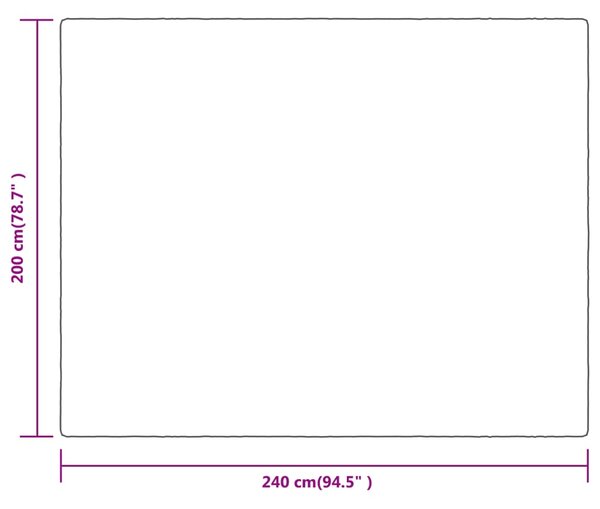 VidaXL Κουβέρτα Ομίχλη της Ερήμου 200x240 εκ. από Πολυεστέρα