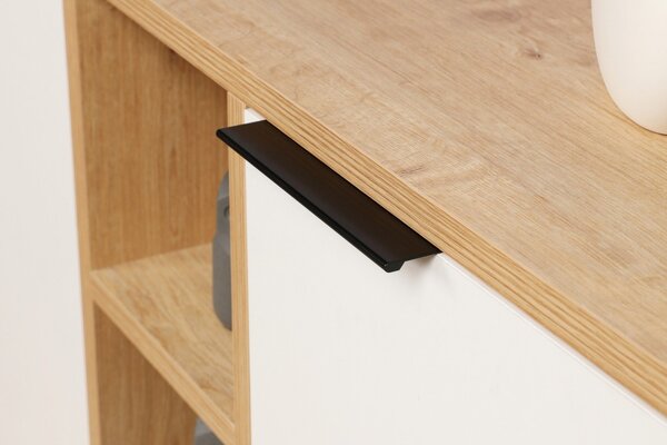 Κονσόλα Clara Console - Oak, Λευκό