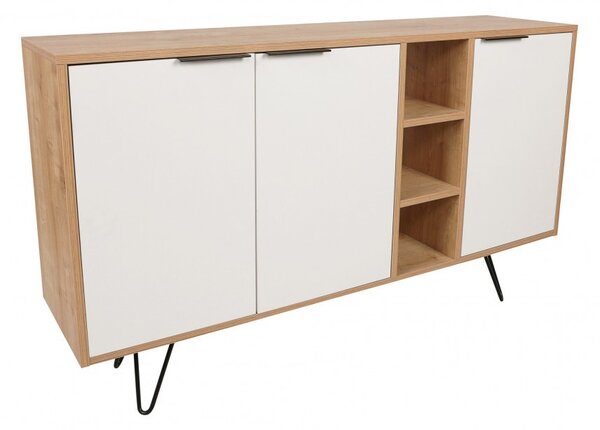 Κονσόλα Clara Console - Oak, Λευκό