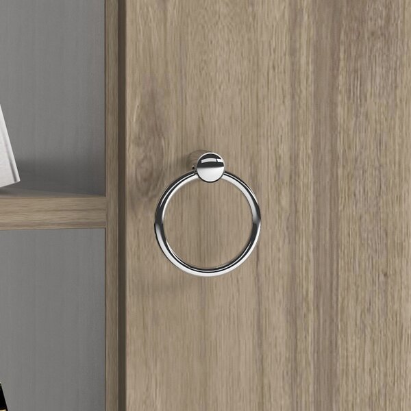 Ντουλάπα Lagomood Ruby - Walnut, Ανθρακί