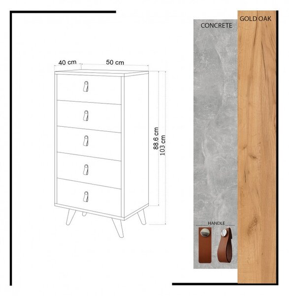 Ντουλάπα Dresser Spanze