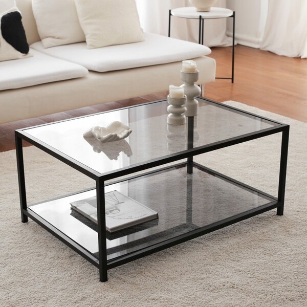 Τραπεζάκι σαλονιού Astro sehpa / fume tempered glass S400F