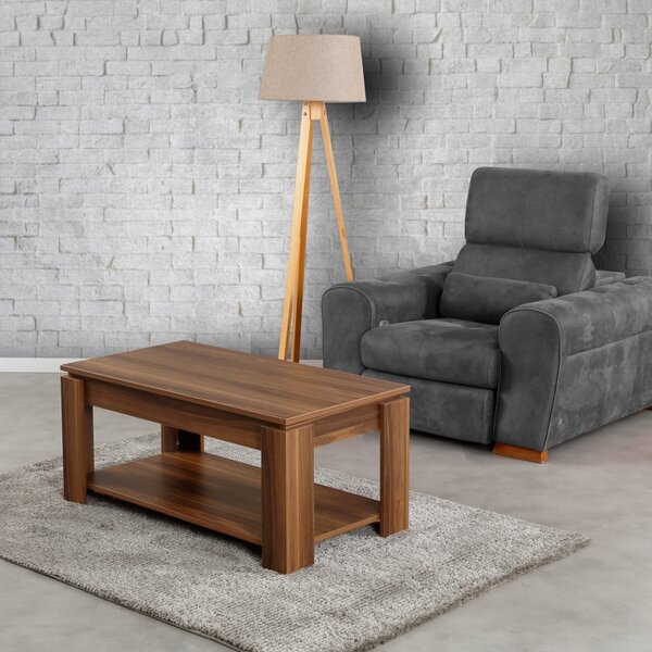 Τραπεζάκι σαλονιού Shelf - Walnut