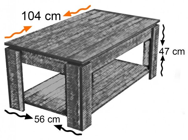 Τραπεζάκι σαλονιού Shelf - Light Egger