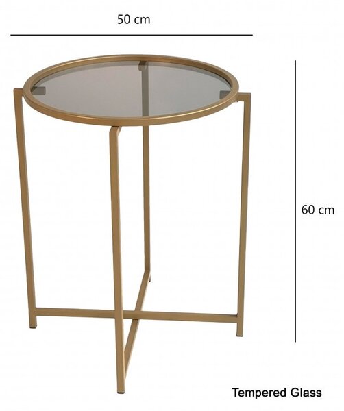 Τραπεζάκι σαλονιού S407U - Gold