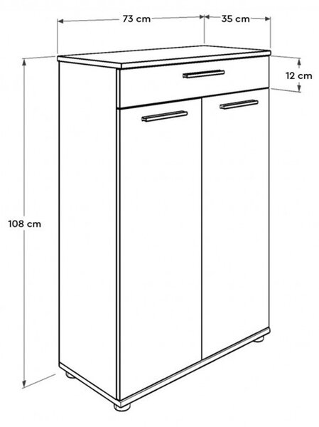 Παπουτσοθήκη ADR-521-BB-1
