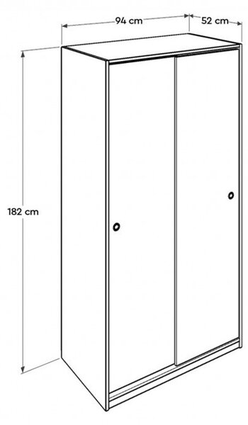 Ντουλάπα SWD-431-BY-2
