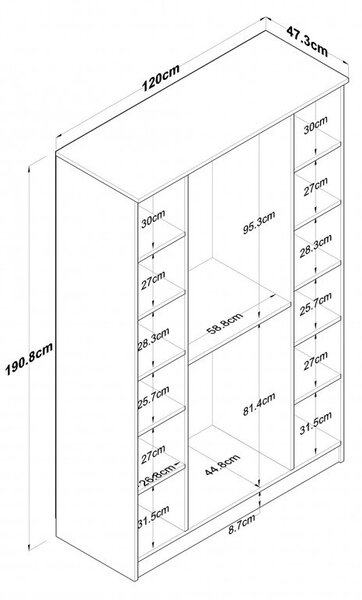 Ντουλάπα BA116 - 2247